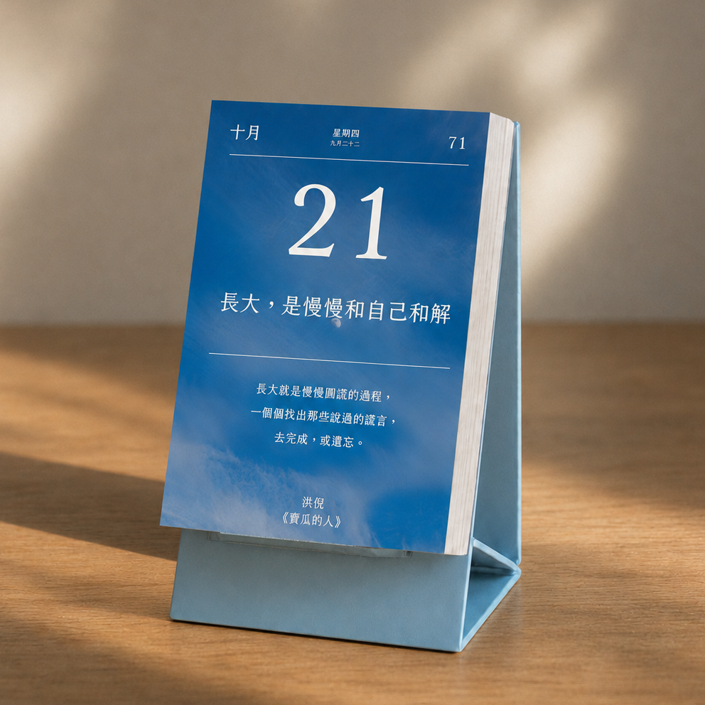 2027煦暖曆｜365則作家暖心語錄日曆